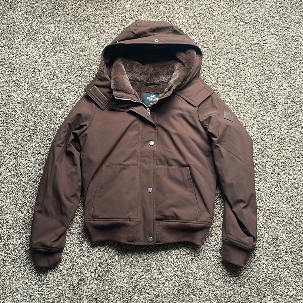 Brown Hollister Jacket